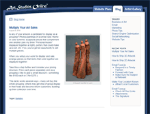 Tablet Screenshot of blog.artstudiosonline.com